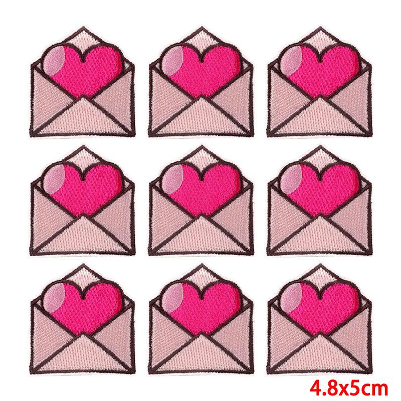 10 Pcs/lot Wholesale Embroidery Patch Iron On Patches For Clothing Patches On Clothes Jackets Decor Applique Sew Supplies