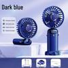 2026 USB Rechargeable Mini Handheld Fan: Portable, Foldable, 5-Speed, Desktop & Neck Hanging