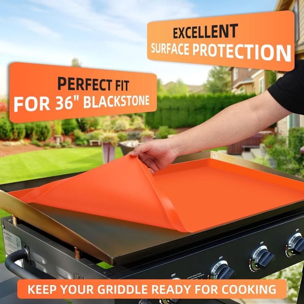 17/22/28/36 Inch Silicone Blackstone Griddle Cover Against Grease Griddle Cover  Grill Protection