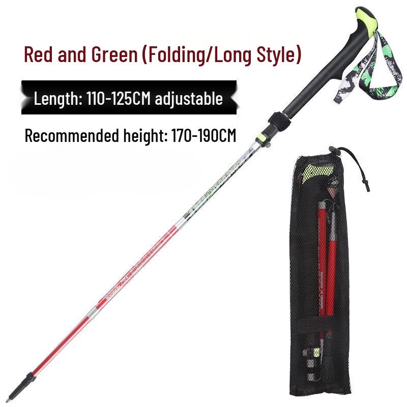 Refralec Ultralight Carbon Fiber Folding Hiking Pole