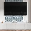 Self-adhesive Vinyl Tile Covering with Graphics for the Kitchen 120x60 Cm Geometric Tile Pattern