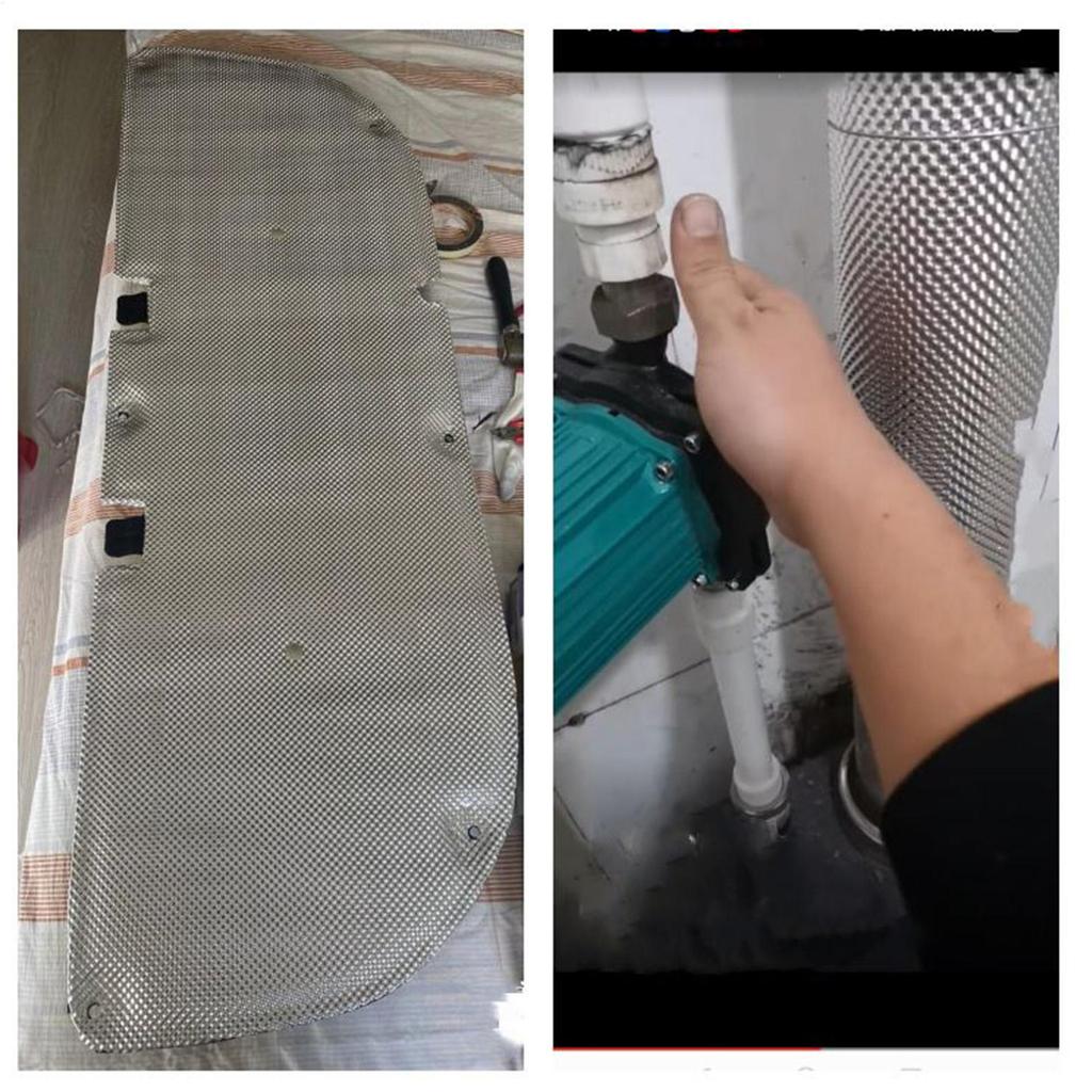 Exhaust Shield Auto Aluminum Material Wrap Insulation Car Exhaust Pipes Sheet Engine Insulation Lightweight Protection Wrap