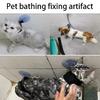 Portable Dog Bathing Fixer Adjustable Cat Restraint Straps Safe Cat Grooming Collar  Pet Shower