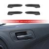 4X Inner Door Handle Decor Cover Trim Bezels for Dodge Charger 11+ Carbon Fiber