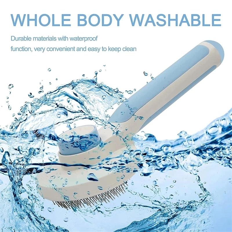 Self Cleaning Slicker Brush for Dog and Cat Removes Undercoat Tangled Hair Massages Particle Pet Comb Pet Supplies