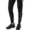 Emporio Armani EA7 SS23 Logo Print Drawstring Tapered Knit Sports Pants Women bottoms Black 3RTP58-TJEAZ-0200