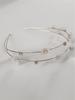 1 Simple Temperament Out Fine Flower Double-layer Hairband Summer New Exquisite Hair Accessories Headwear