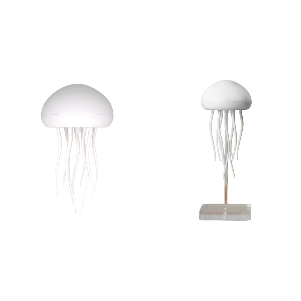 Creative Jellyfish Pendant Lightings Voice Control Type-C Charging Jellyfish Light Flexible Tentacles for Holiday Children Gifts