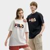 Fila X Maison Kitsune Classic Fox Casual Fashion Versatile Sports Short Sleeve T-Shirt Men Tops Cloud-White F11M529101F-WT
