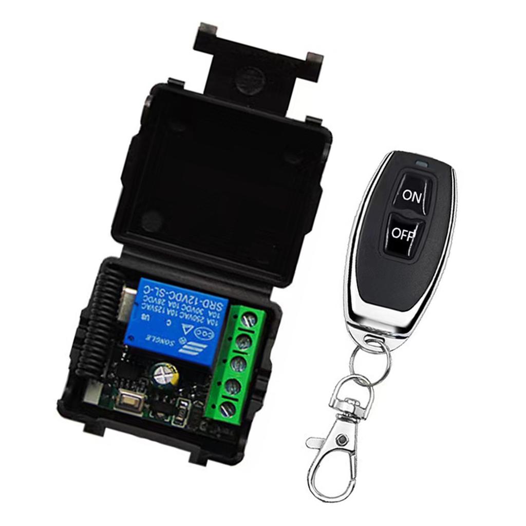 12V/24V Wireless Remote Control Switches 433Mhz 10A Relay Receiver Module Transmitter For Garage Door Lock Enduring