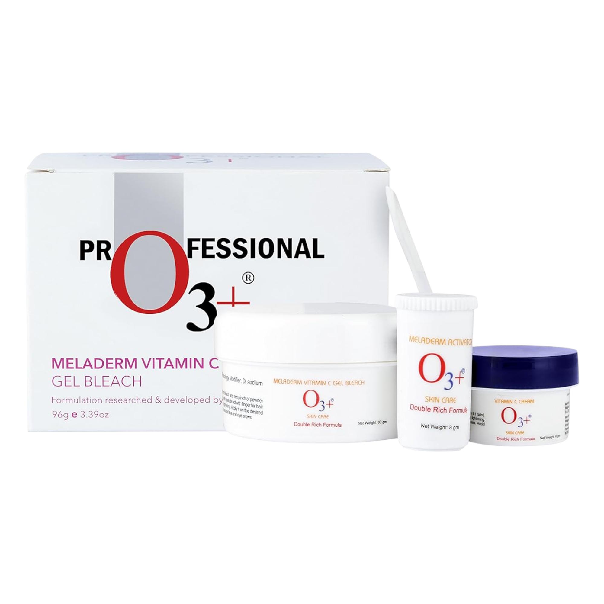 

O3+ Meladerm Vitamin C Gel Bleach 96g Pack of 1 – Skin Lightening & Glow Gel Cream