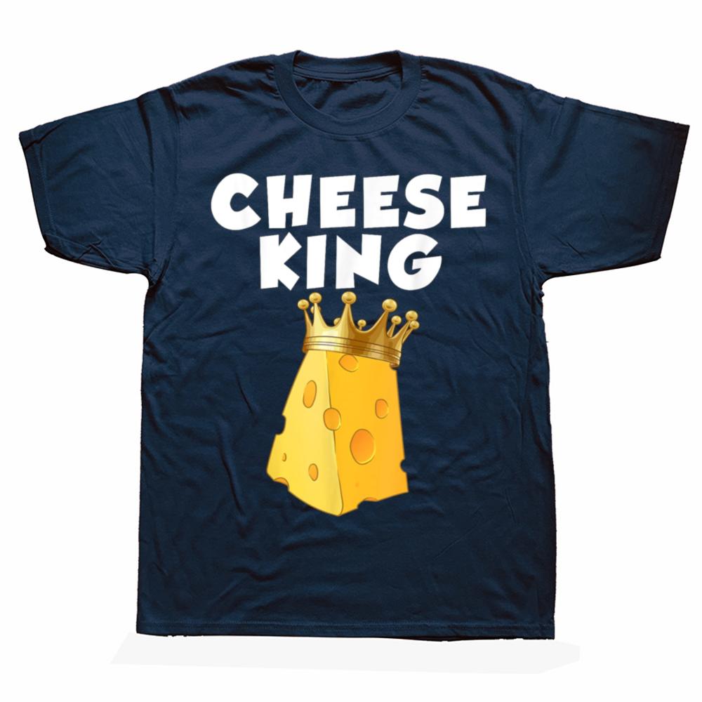 Funny Dairy Food Cheese Lover T Shirts Men Women Pure Cotton Humor Streetwear Tee Shirt Short Sleeve Unisex Loose Clothing