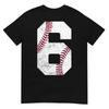 2019 6th Birthday Baseball Boys Kids Six 6 Years Old T-Shirt