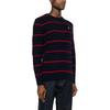 Polo Ralph Lauren FW23 Crew Neck Striped Logo Long Sleeve Knit Sweater Men Sweater Black 710917407-001