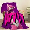F-FORTNITE-S Cuddle Team Leader Blanket Soft Throw Blanket for Home Bedroom Bed Sofa Picnic Travel Office RestCover Blanket Gift