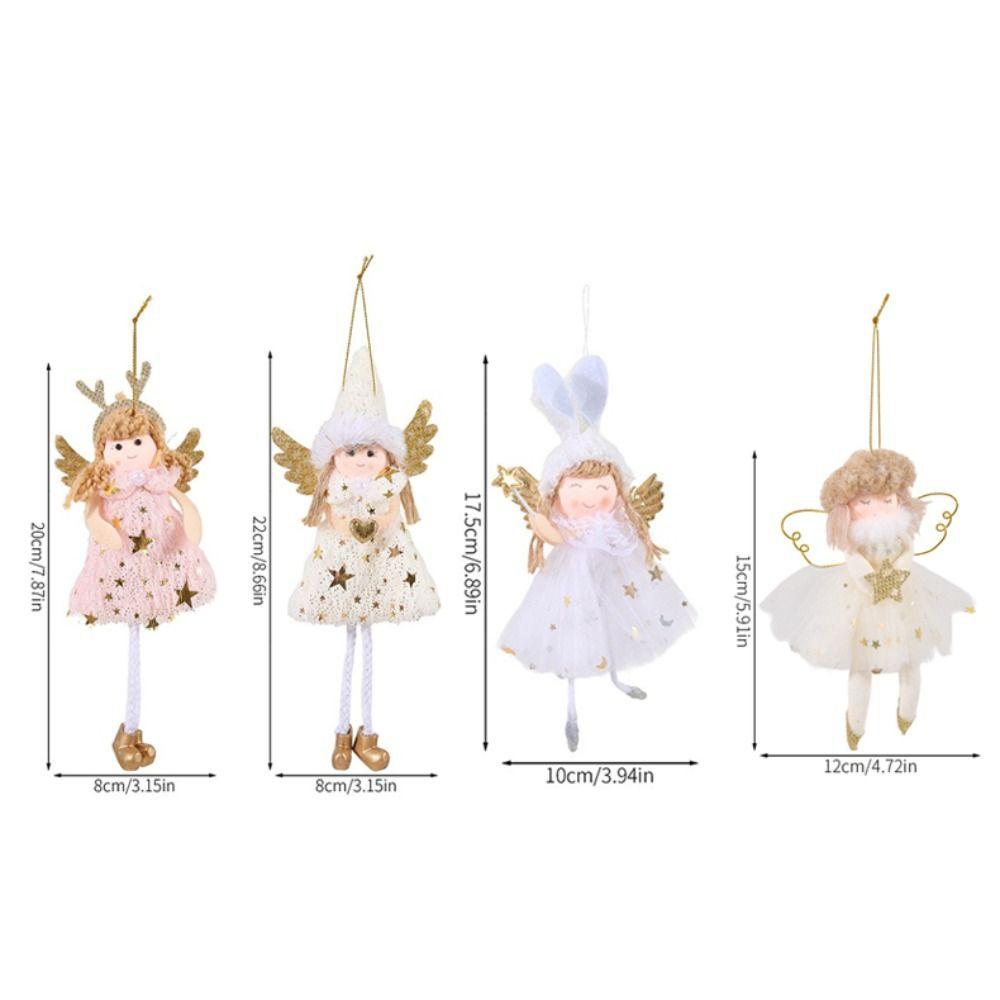Härlig Design Julängel Prydnad Söt Stil Hängande Ängel Navidad Festival