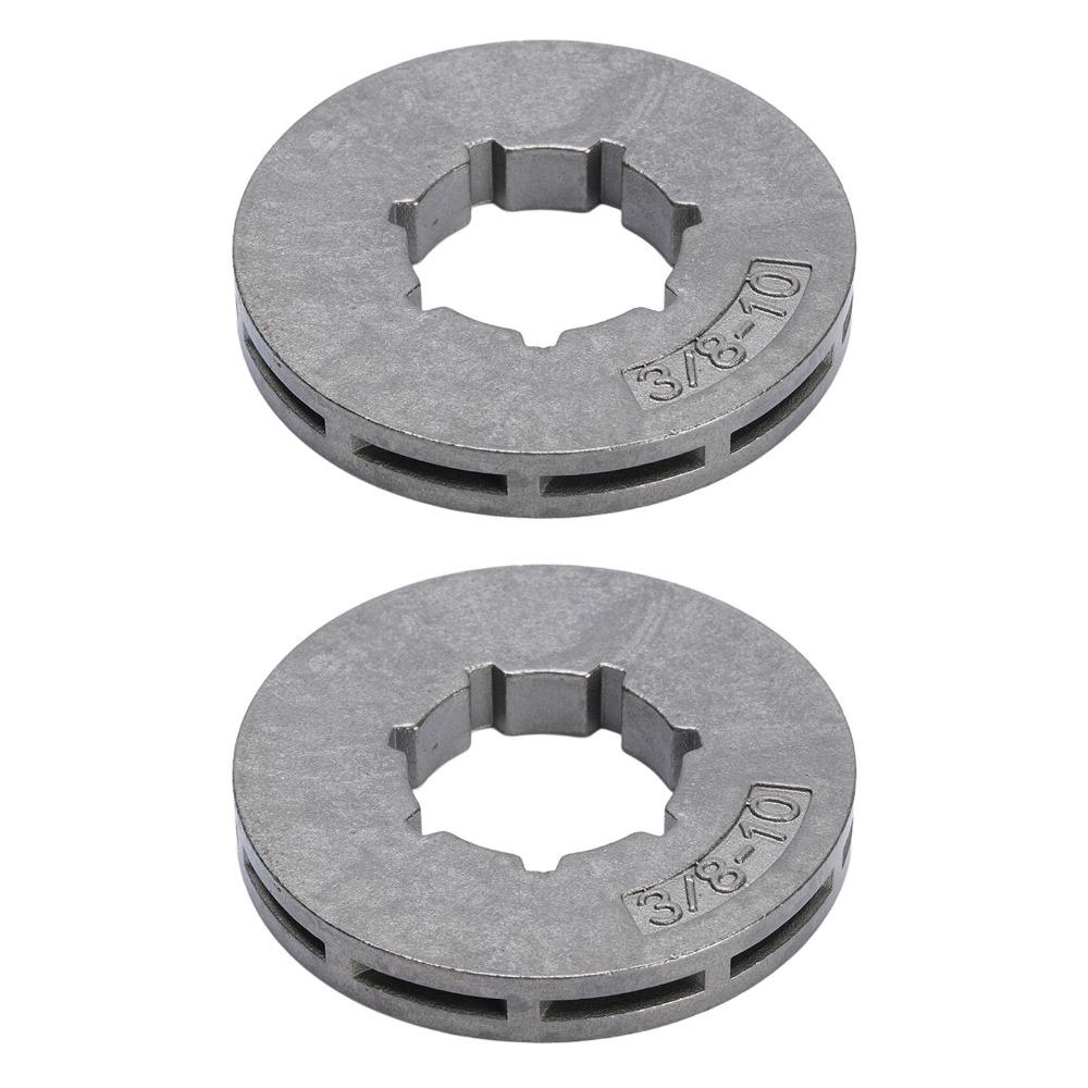 2PCS Dark Silver Chainsaw Rim Sprocket Metal Chainsaw Parts for Stihl 070 080 090 MS640 MS660