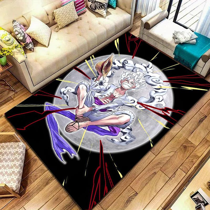 One Piece Gear Carpet Rug For Living Room Bedroom Home Sofa Decoration,kids Play Nonslip Floor Mat