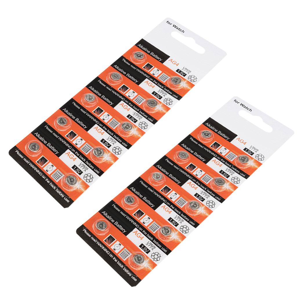 High Capacity AG4 377/LR626sw Coin Cell Batteries Alkaline Watch Batteries Leakproof Watch Battery for Children Toy