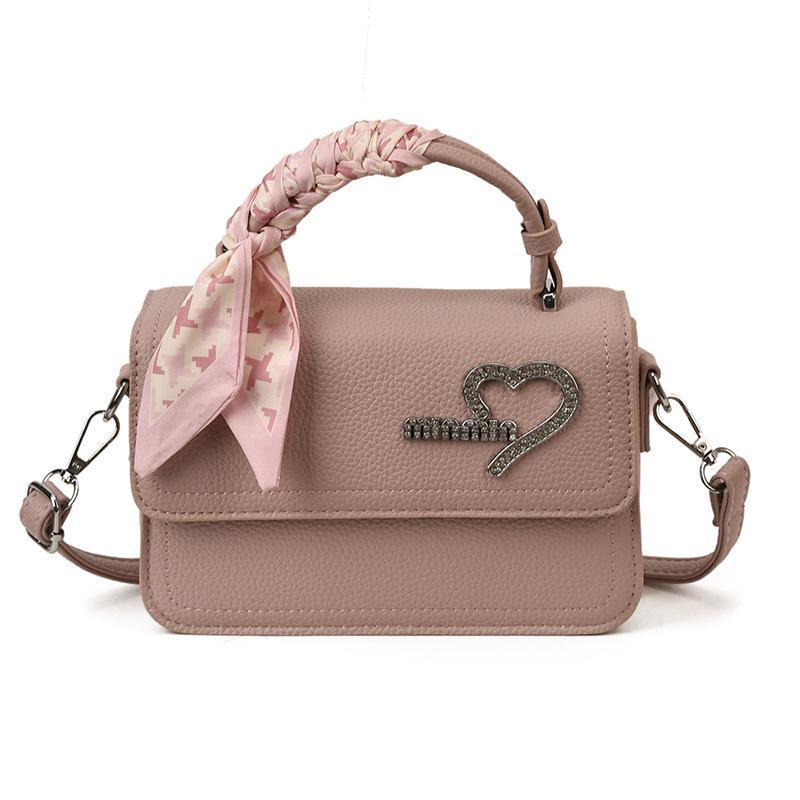 Korean Style Versatile Crossbody Handbag - Autumn 2025 Fashion розовый