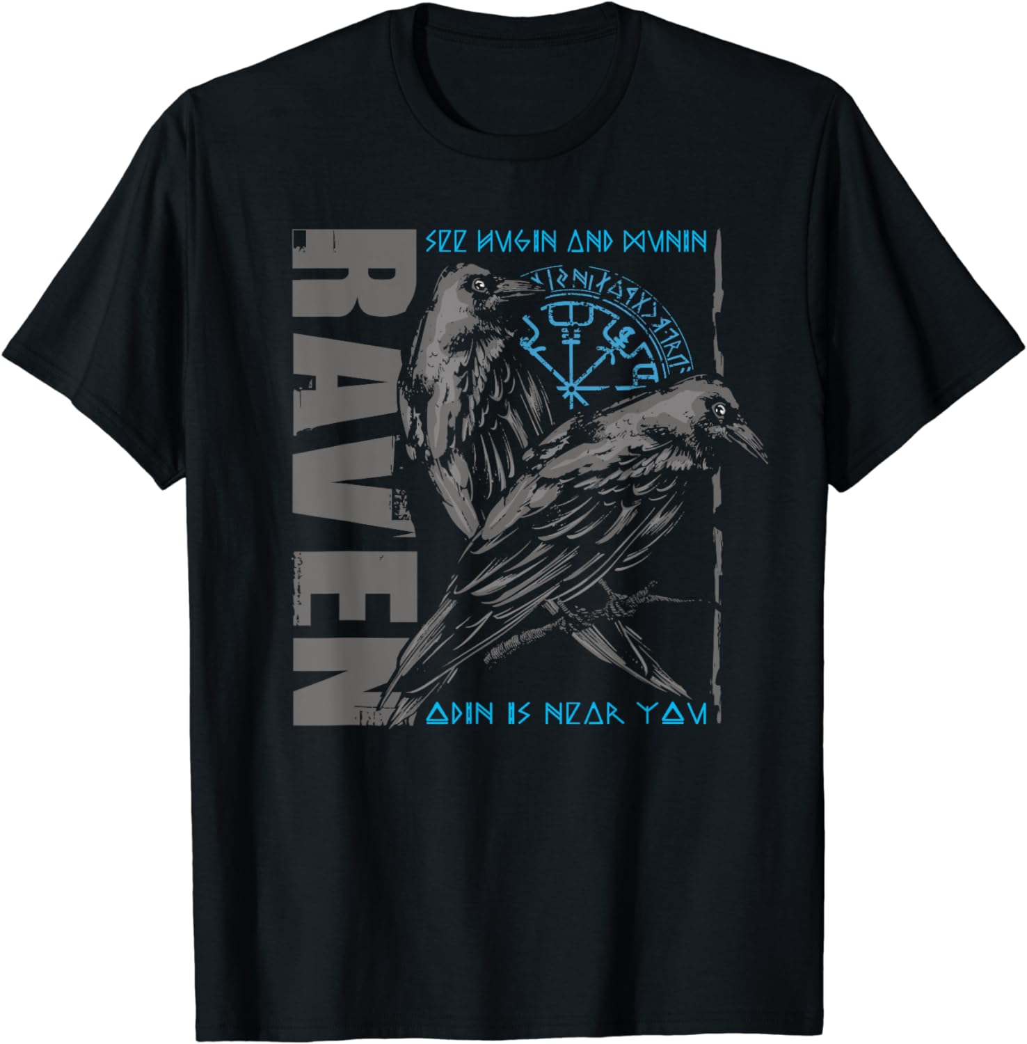 

Valhalla Gothic Raven Ravens Compass T-Shirt Women Mens T Shirts Game Oversized Short Sleeve Cotton 4XL