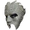 Geometric Pattern Resin Cosplay Halloween Face Mask For Party And Costume