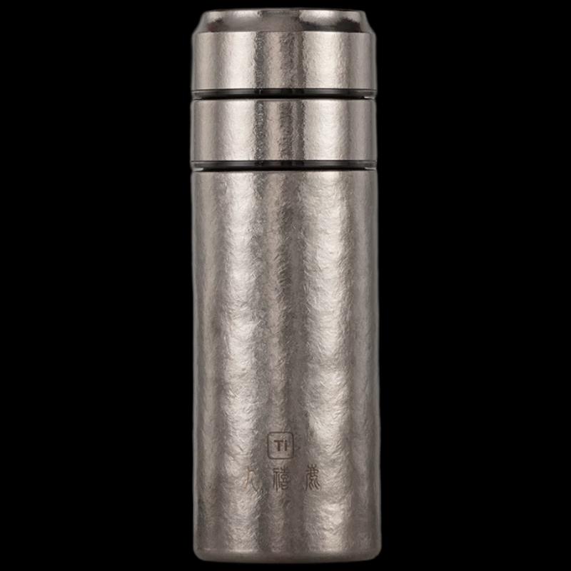 Jiu Xi Lu Pure Titanium Portable Tea Infuser Bottle