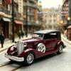 1:36 Alloy Duesenbeg SJ Die cast Vintage Car Model Classic Pull Back Car Miniature Vehicle Replica For Collection & Gift Display