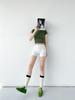 High-Waisted Women's Shaping Shorts - Anti-Exposure, No Panties Design