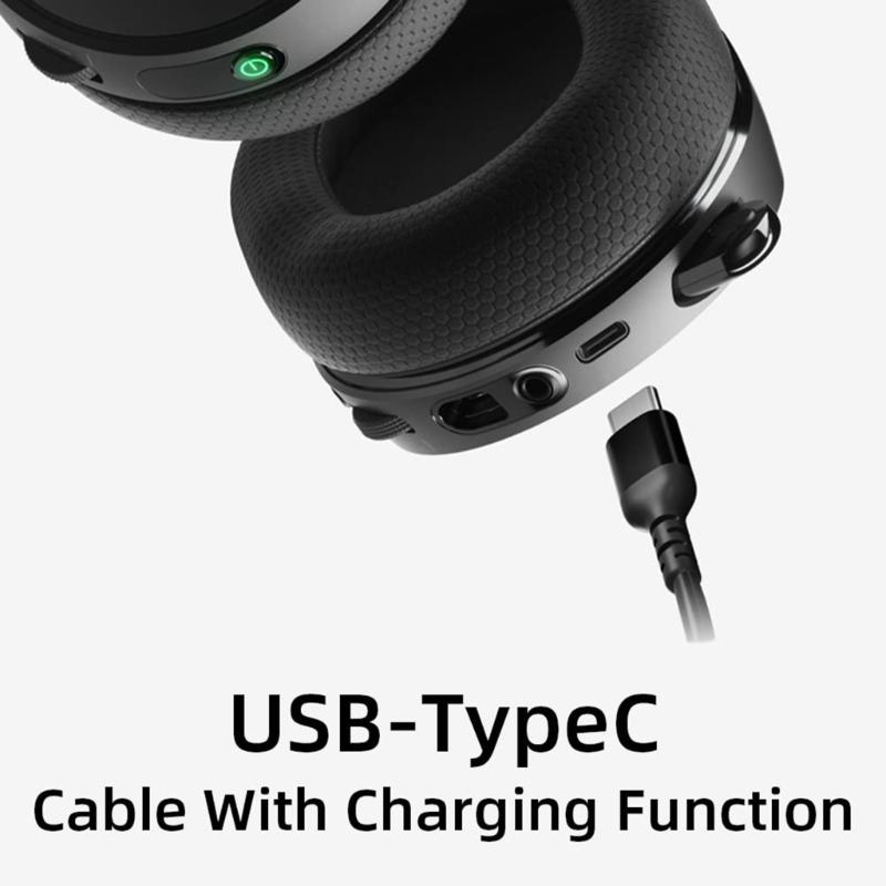 USB-C To USB-A Cable for SteelSeries Arctis NovaPro Gaming Headset USB-C TypeC Charging Cord for PS-4 Switch Computer