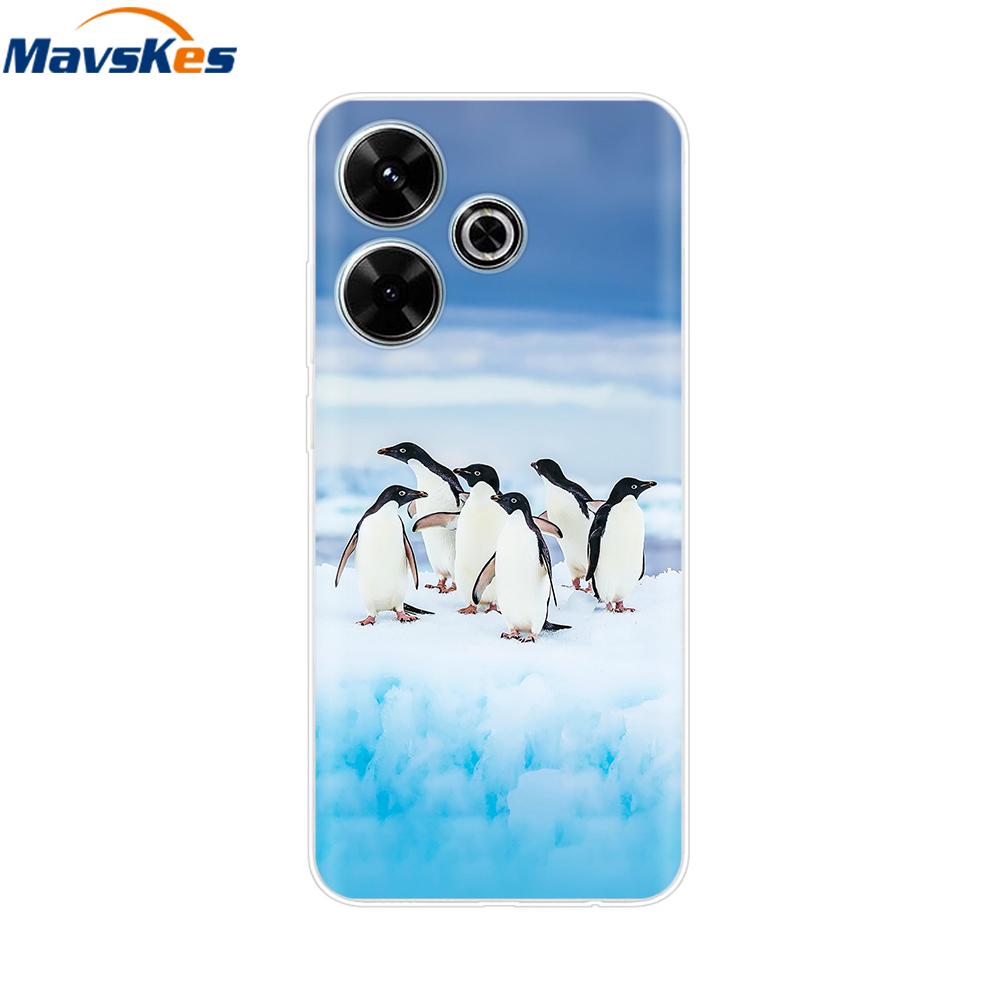 Case for Xiaomi Poco M6 4G Capa For Funda de teléfono Redmi 13 4G Back Cover For Etui Xiaomi Redmi 13 PocoM6 4G Phone Coque Para