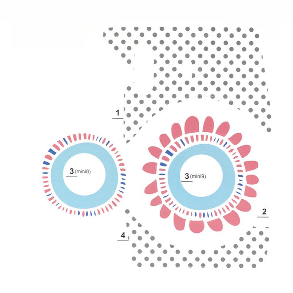 

Для Instax Mini 8/9 Sunflower Stickers Захист для камери Fujifilm Polaroid Instax Mini8/8+/9 Sticker білий