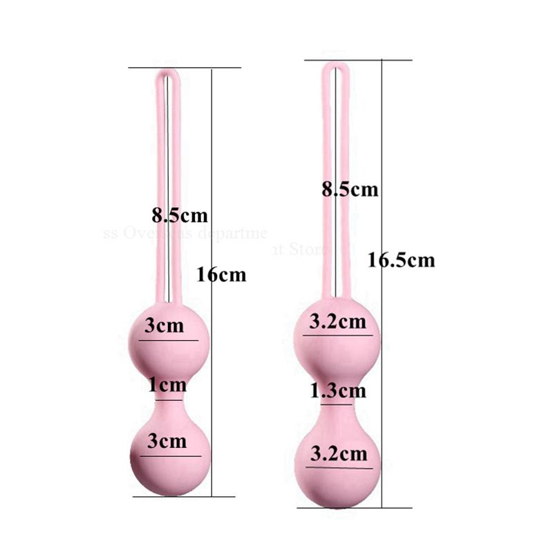 Medical Silicone Kegel Balls Exercise Tightening Device Balls Safe Ben Wa Ball for Women Vaginal Massager Adult Toy No Vibrator