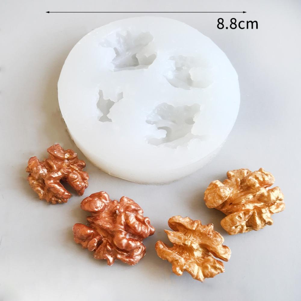 Reusable 3D Nut Silicone Mold Heat Resistant Chocolate Baking Mold Fondant Cake Mold  DIY Craft