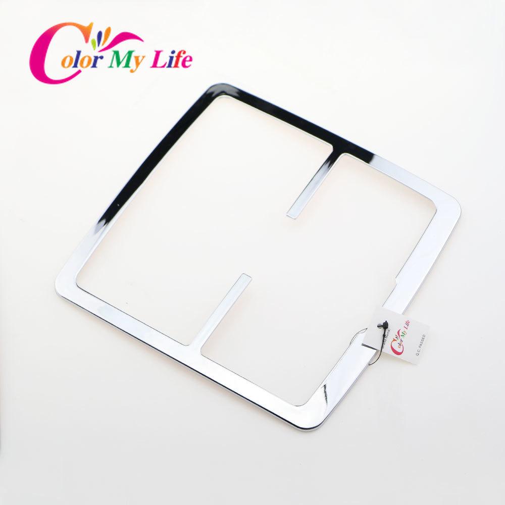 Color My Life Car Chrome Front Fog Lamps Lights Light Protector Cover Trim Sticker for Kia Sportage R Sportager 2012 -