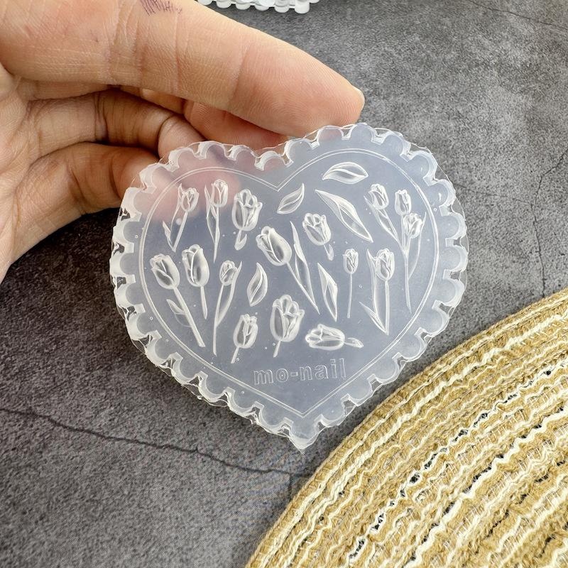 

Пищевые силиконовые формы для нейл-арта: Дизайн с ракушками, бабочками и розами