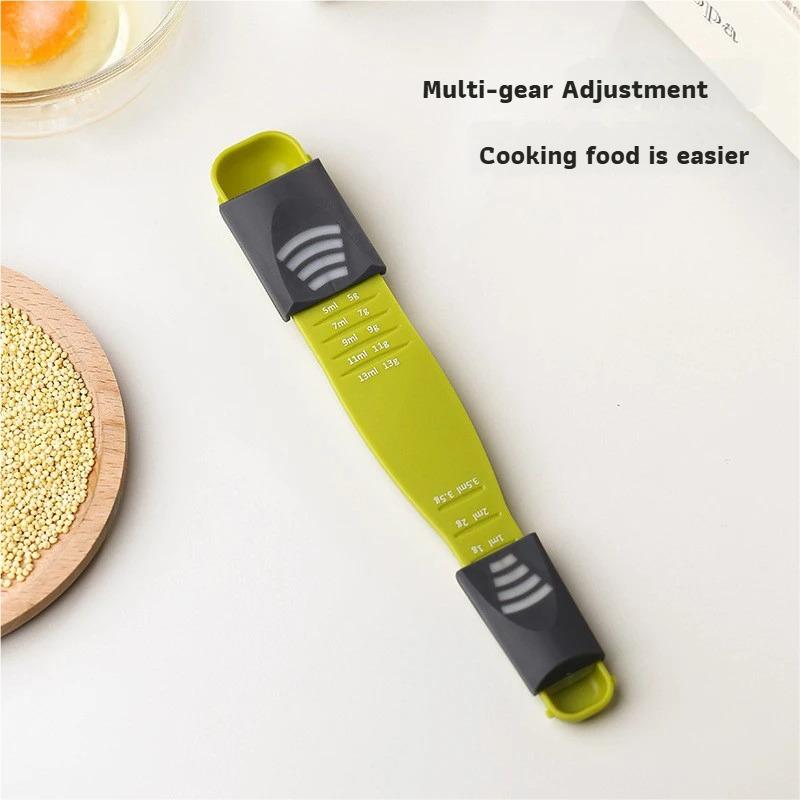 Adjustable Measuring Spoon With Graduations, Salt Milk Powder Spoon With Measuring Graduations