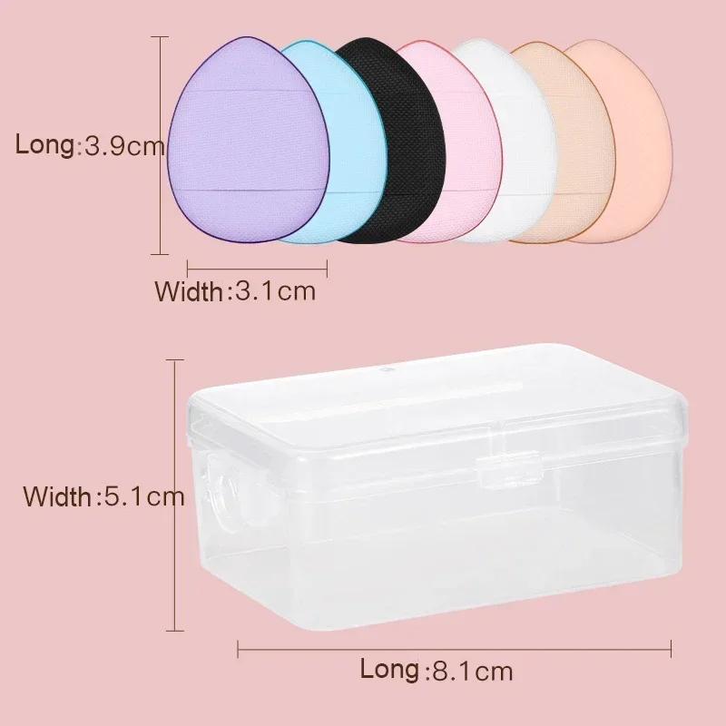 Mini Finger Puff Foundation Kleines Luftkissen Puderschwamm Gesicht Concealer BB Creme Kosmetikapplikator Make-up-Tools