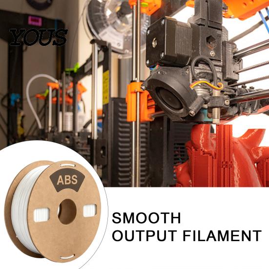 Impact Resistant Filament 3D Printer ABS 1.75mm, High Precision Strong Material Toughness Filament, for Fit Most FDM Printers Strength Printing