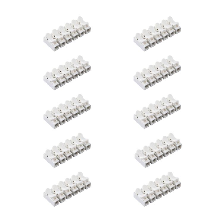 Instantly Terminal Block Spring Clamp Terminal Cable Clamp High Conductivity For Various Wire Gauges Heatproof Insulation
