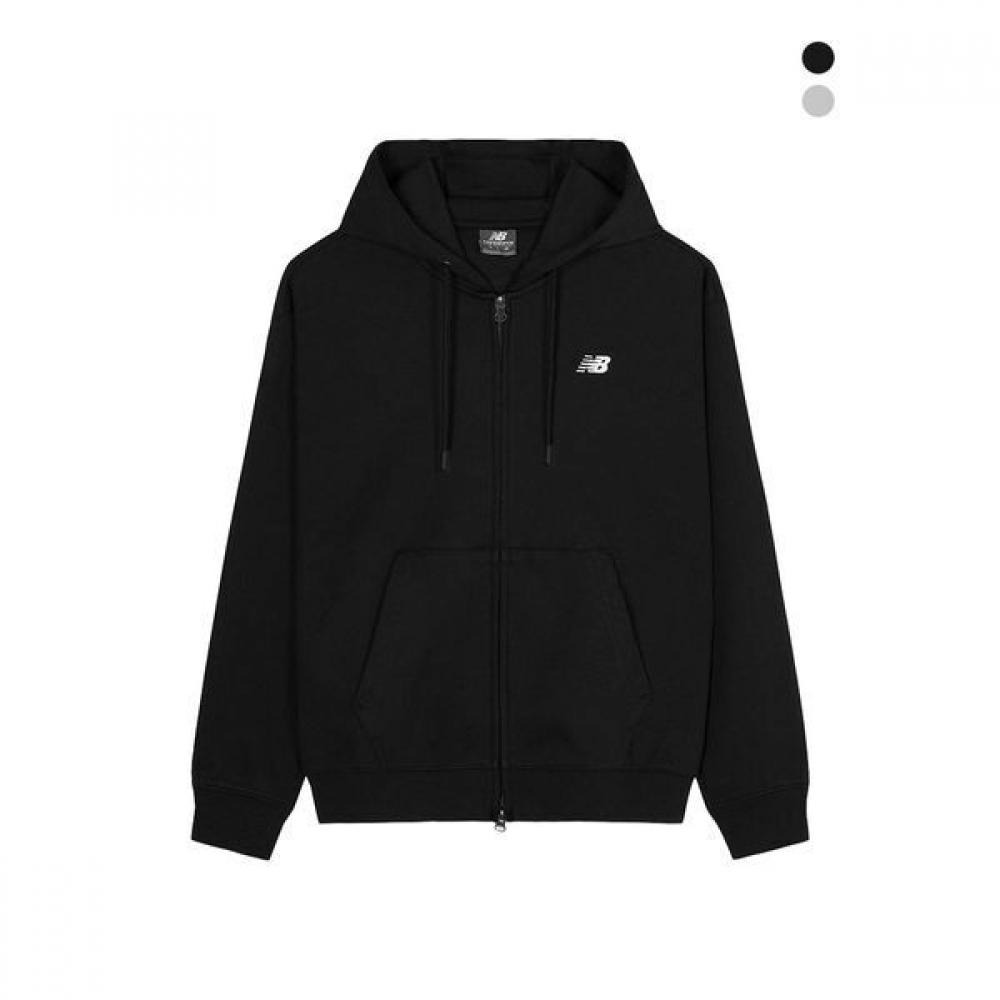 New Balance Unisex Classic Long Sleeve Hooded Zip Up black/S