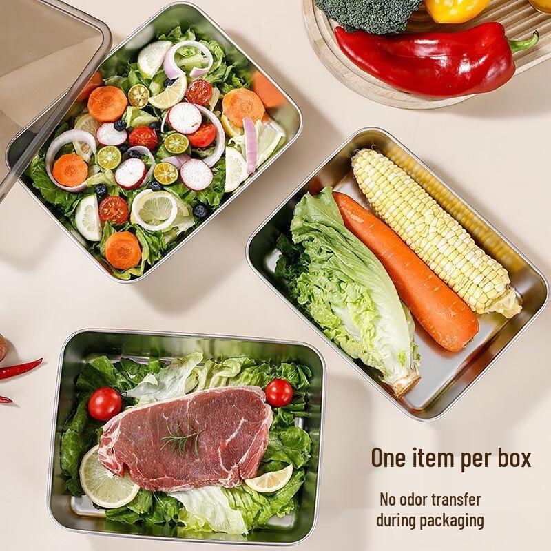 

316 Stainless Steel Food Prep & Serving Tray Large 2200ml