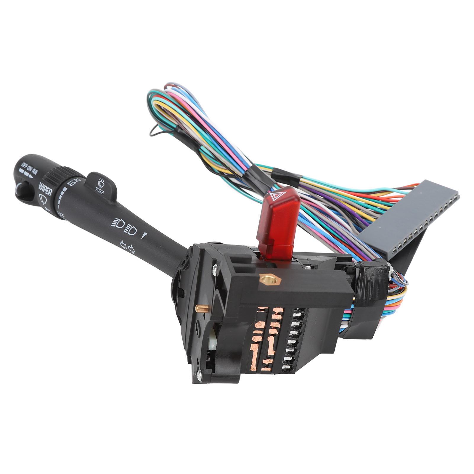 Turn Signal Switch 26100839 Multi Functional Windshield Wiper Arm Headlight Control Switch for 1500 2500 3500 1999‑2002