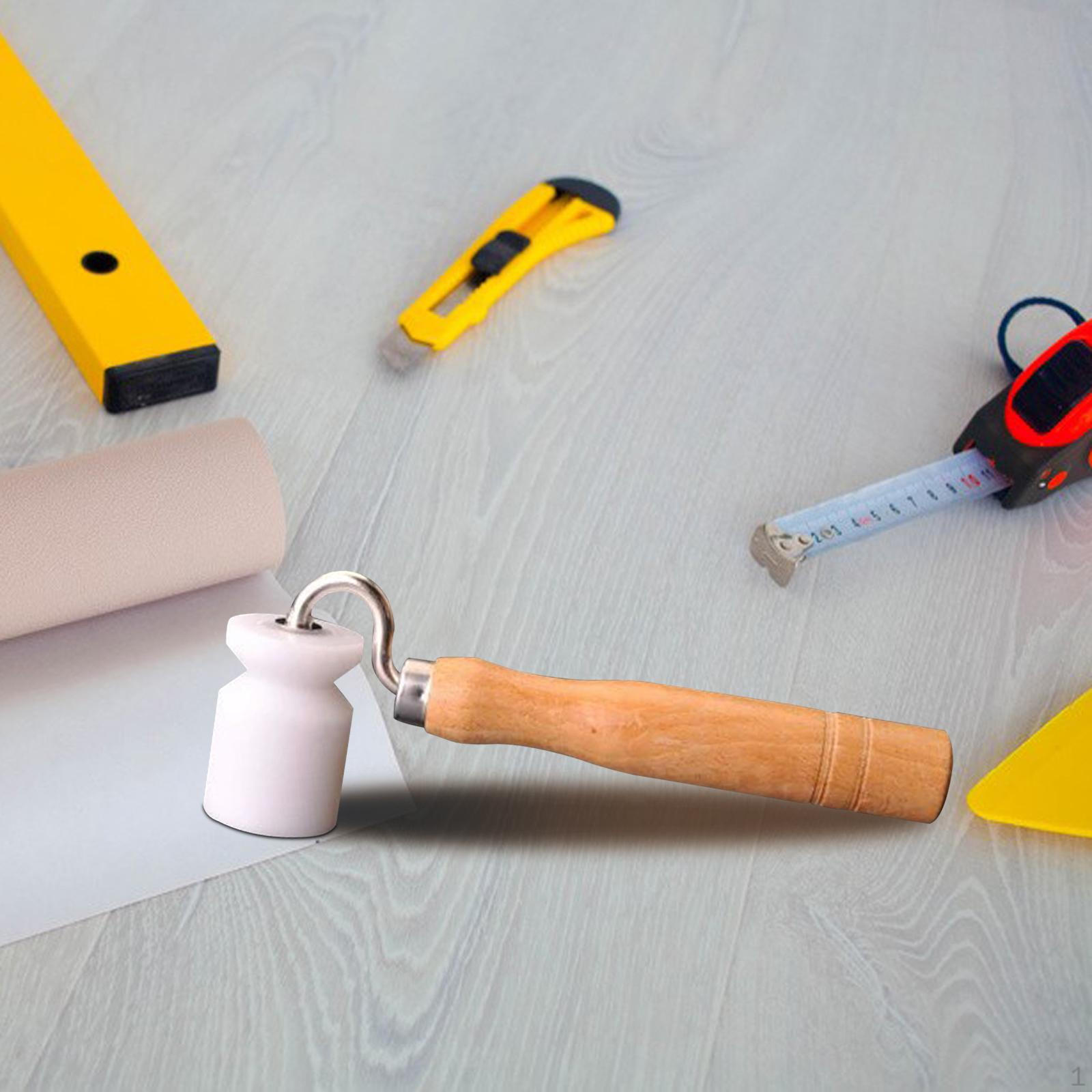 

Seam Roller DIY Hand Tools Ergonomic Wooden Handle Pressure Home Bearing Kinds Wall Papers