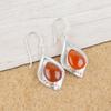 Carnelian 925 Solid Sterling Silver Earrings, Handmade Gemstone Earrings Jewelry, Gifts For Wife Brand New Earrings