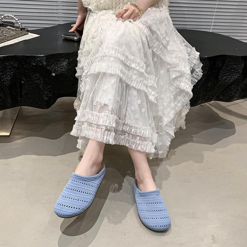 Fashion New Children's Summer Slippers Outdoor Simple Girls Flat Slippers Soft Bottom Kids Solid Color Slip-on Shoes Versatile Fashion