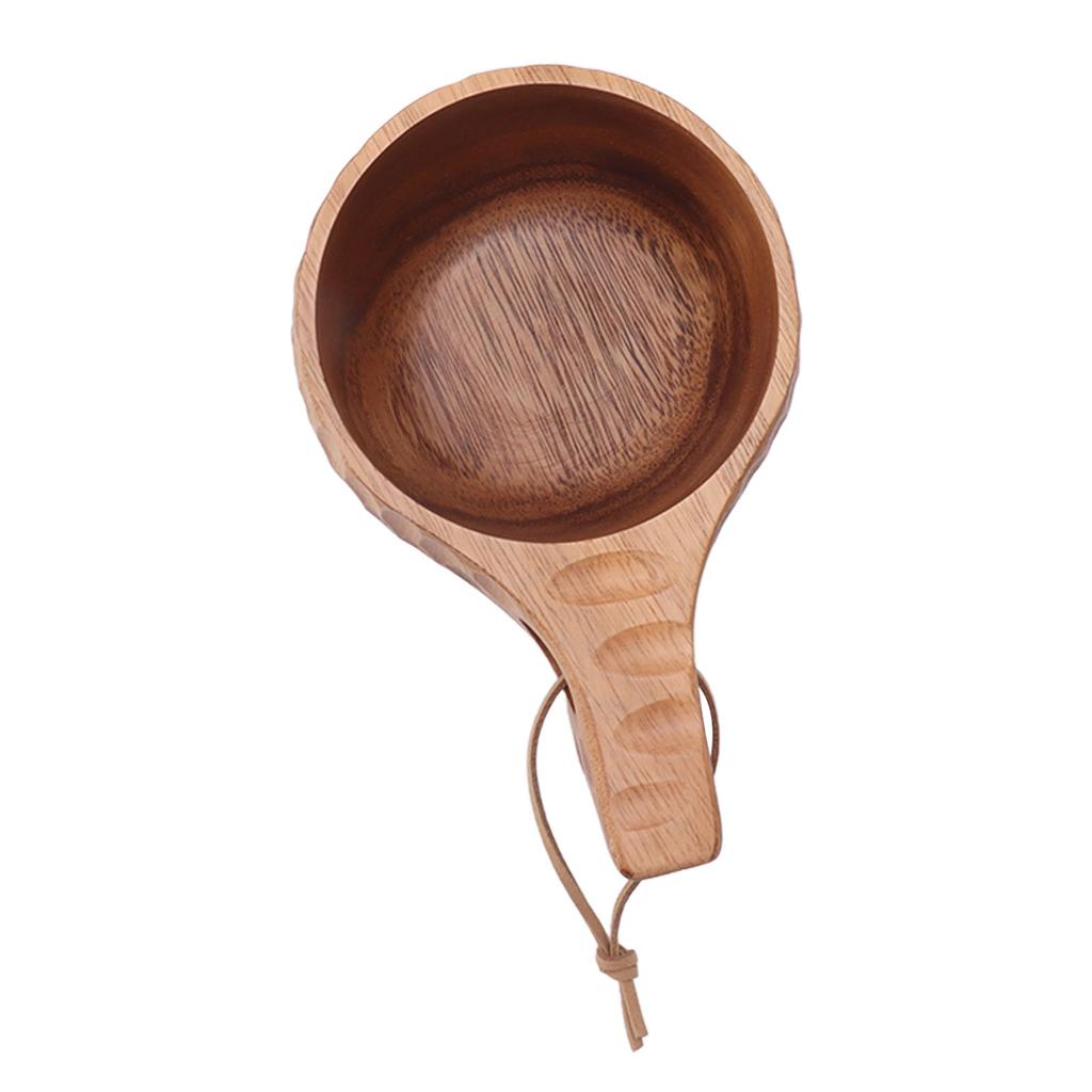 Dřevěný hrnek na čaj přenosný ruční vyřezávání přírodní hrnek na pití Dřevěný hrnek na kávu pro domácí restauraci