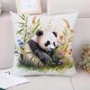 Kawaii Panda Decoration Living Room Bedroom Bed Cushion Cover Decorative Pillowcases  Cushions for Decorative Sofa Pillow