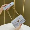 Light Luxury Small Bag, Full of Diamonds, Clutch, Commuter Women's Bag, Chain Handbag, Single-shoulder Crossbody Bag