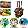 Ručně vyráběná skládací taška tote s vysokou nosností, velkokapacitní, víceúčelová, dutý design, taška na ovoce a zeleninu